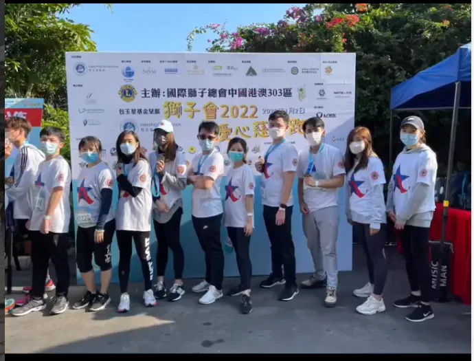 Sean during volunteer activities